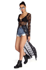 All You Eyelash Lace Duster