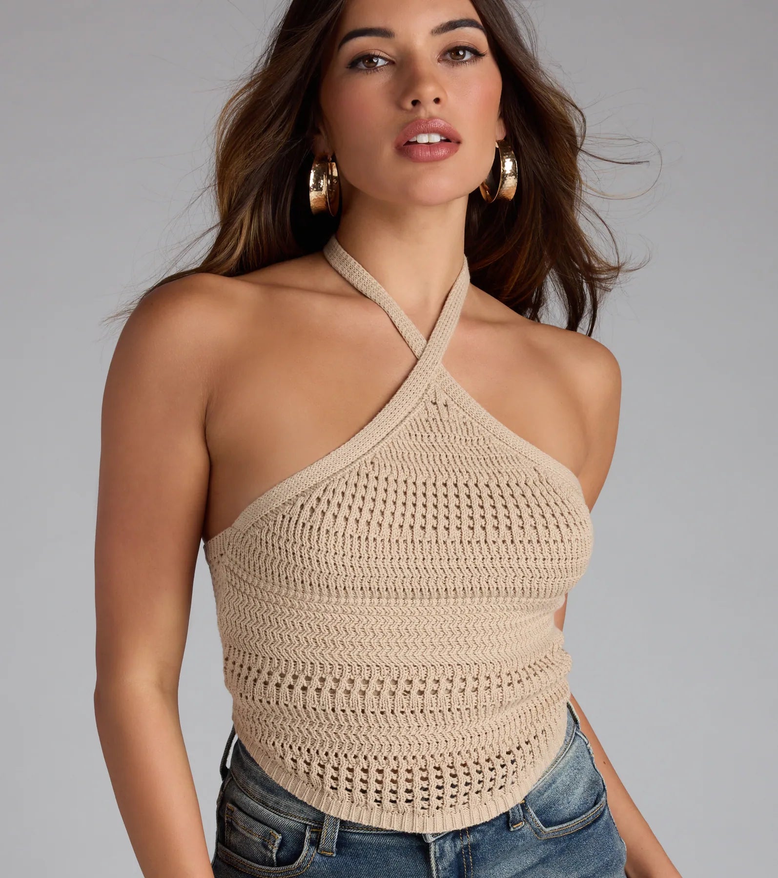 All About Summer Crochet Halter Top