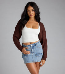 Cutie Pie Knit Bolero Sweater