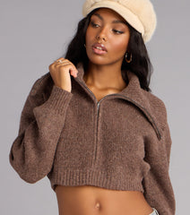 Cuddle Season Crop Sweater