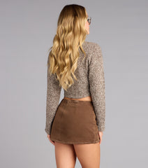 Weekend Edit Mock Neck Sweater