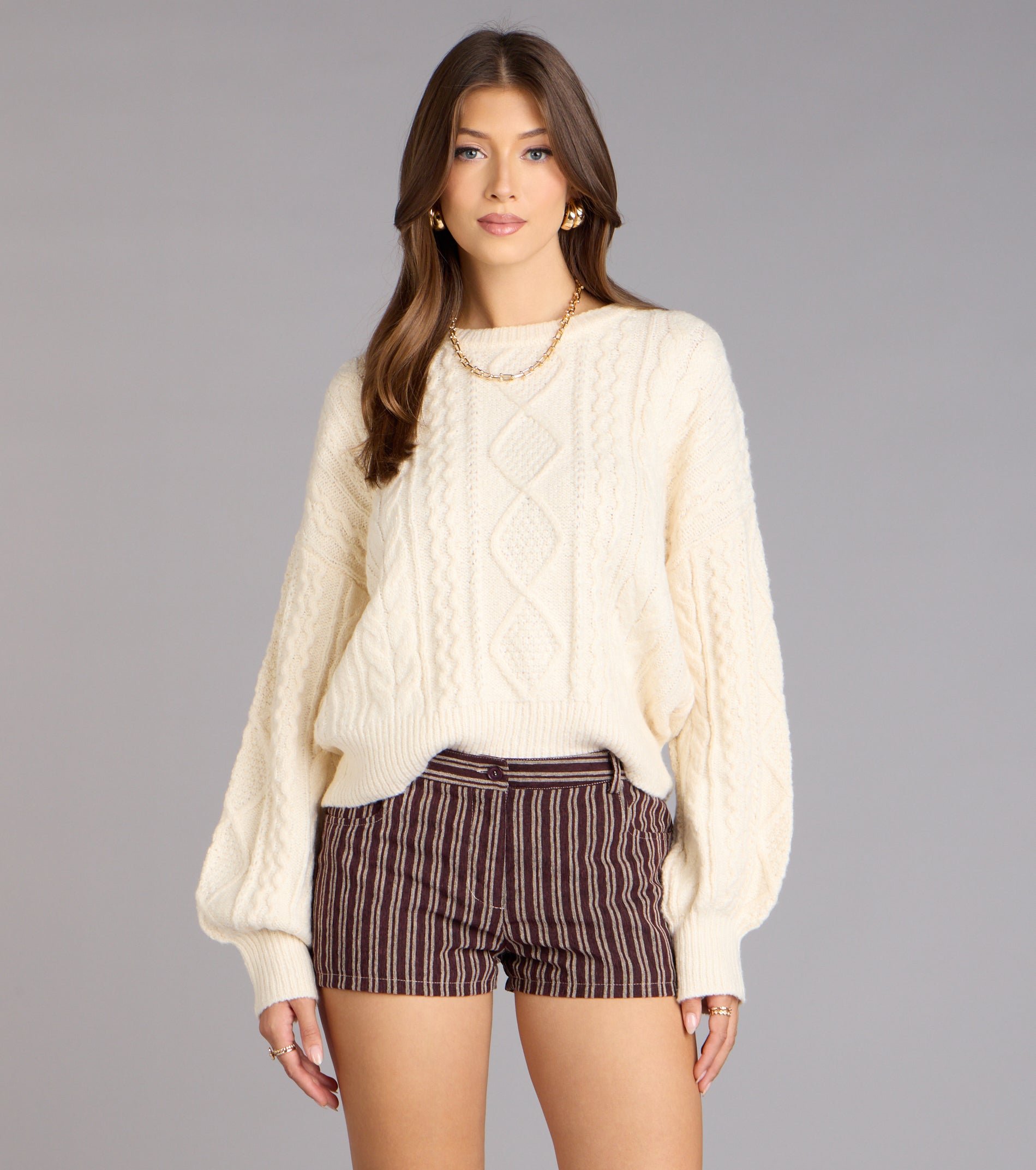 Snuggle Season Cable Knit Sweater