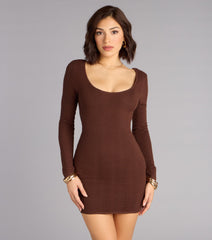 Sweet Twist Bodycon Mini Dress