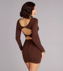 Sweet Twist Bodycon Mini Dress