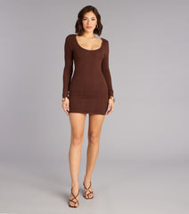 Sweet Twist Bodycon Mini Dress