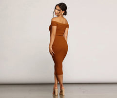 Keepin' Knit Stylish Sweater Dress