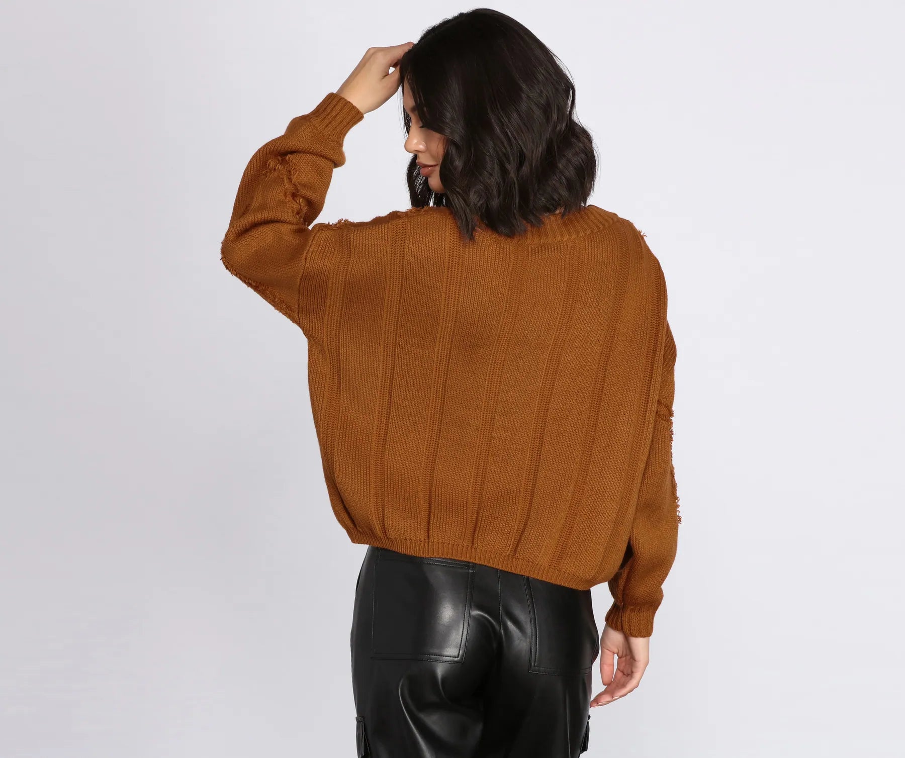 All In The Deets Fringe Pullover