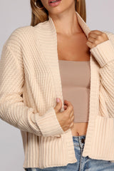 Want It Shawl Knit Cardigan