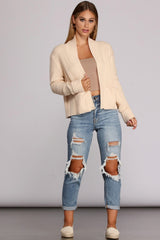 Want It Shawl Knit Cardigan