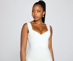 Curves Ahead Sleeveless Bandage Bodycon