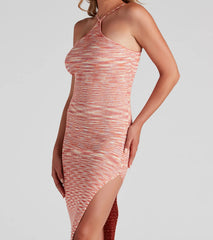 Spring Knits Halter Midi Dress
