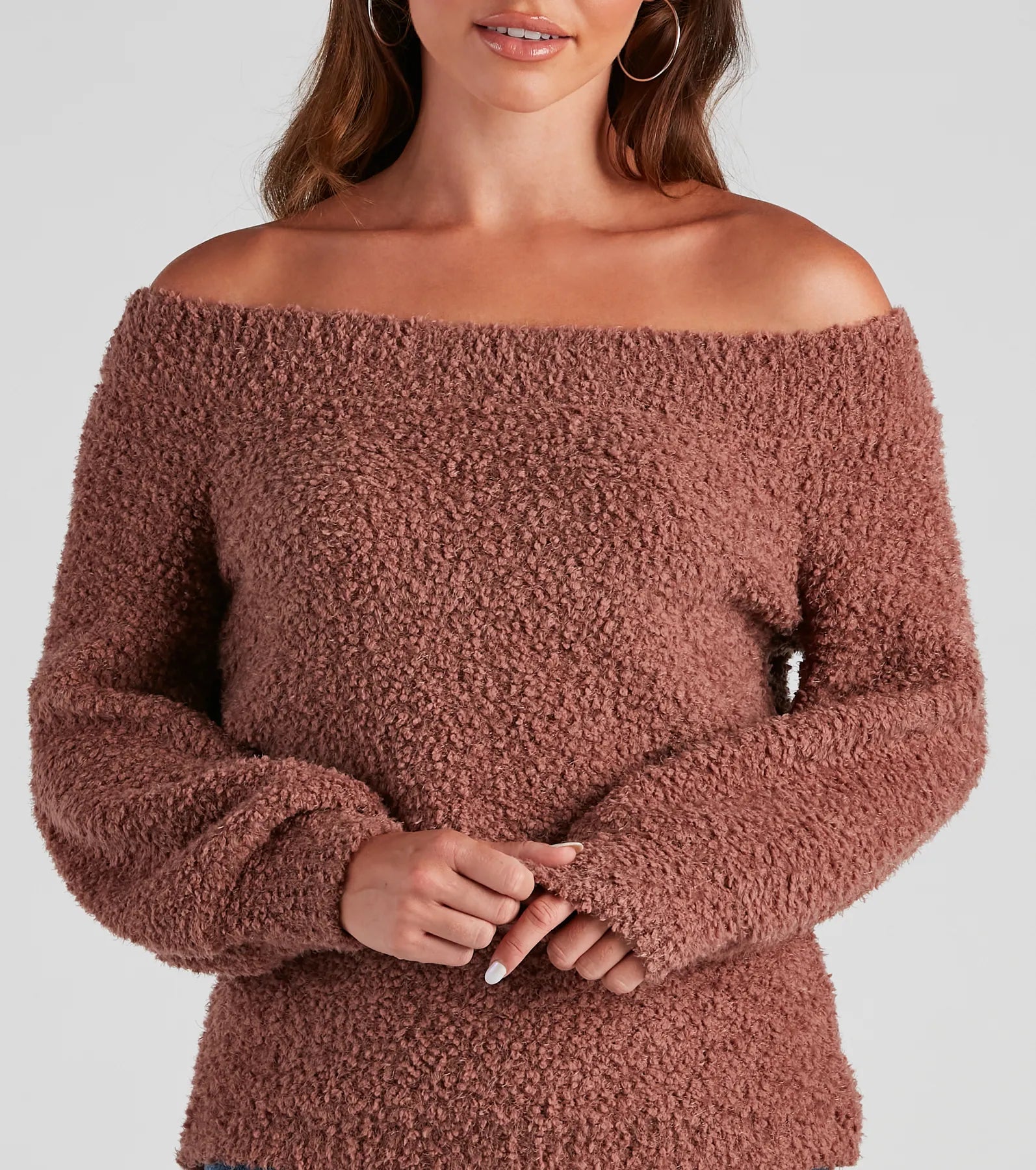 Season Chill Popcorn Knit Sweater