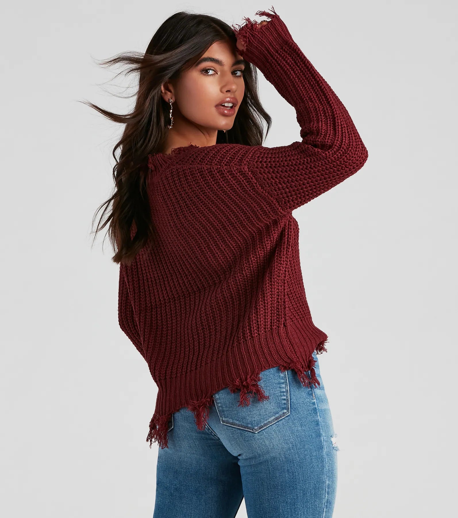 Cute And Cozy V-Neck Knit Sweater