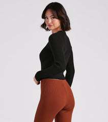 Come And Flaunt It Hoop Sweater Top