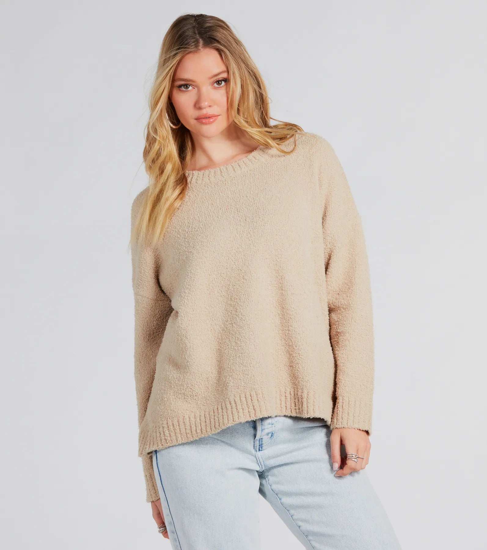 Sweet Chills Chenille Crew Neck Sweater