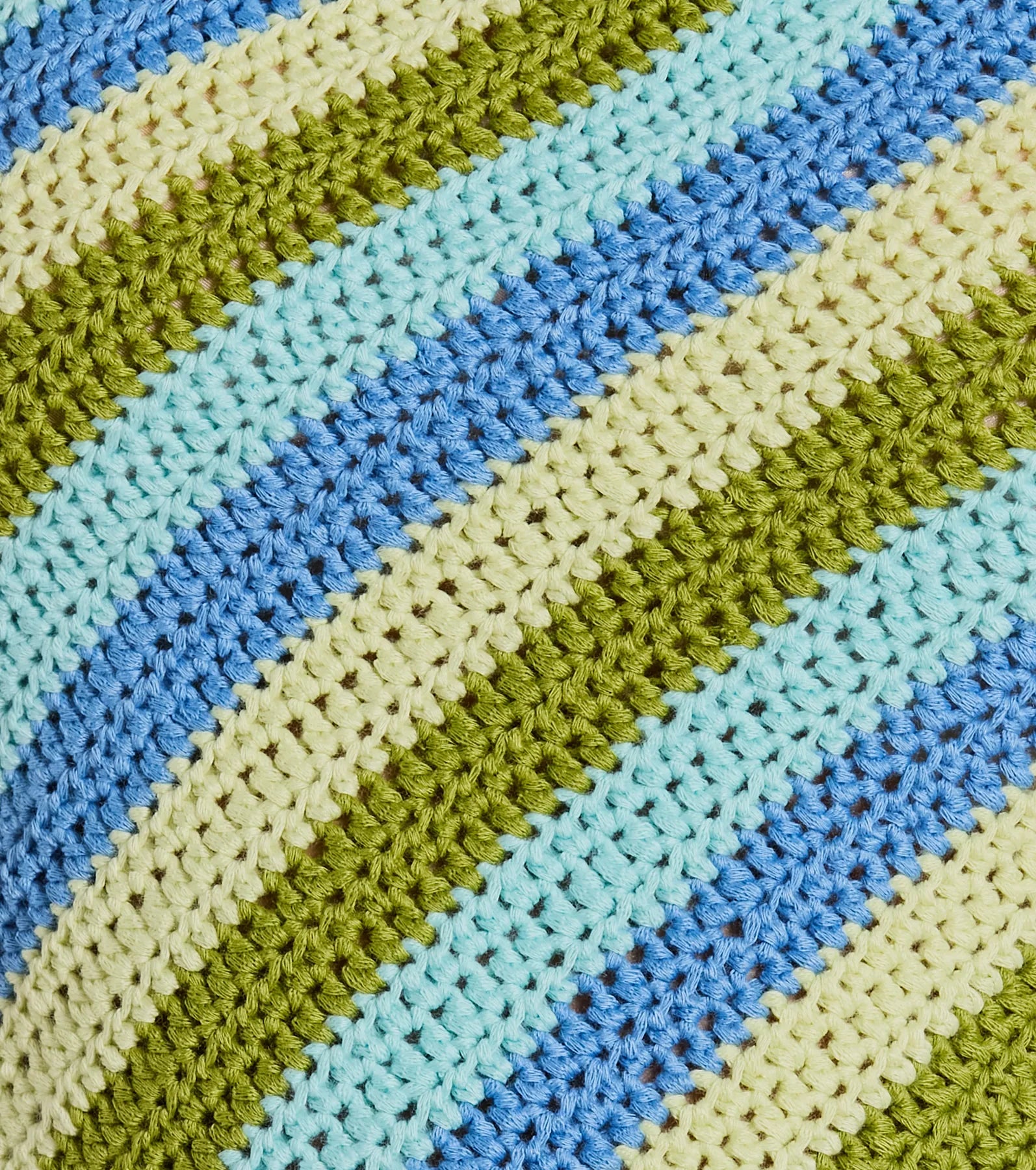 Knit The Beach Striped Strappy Crochet Crop Top