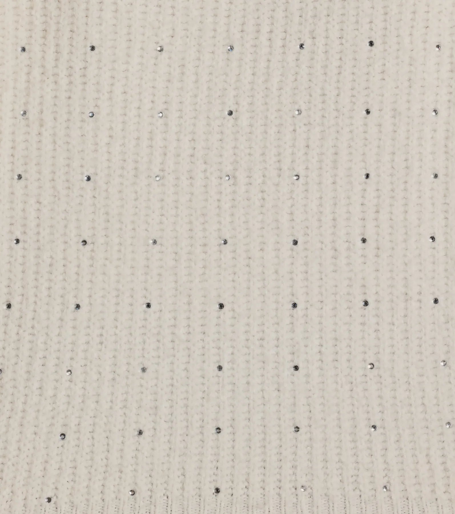 Cozy Sparkle Rhinestone Ribbed Knit Sweater