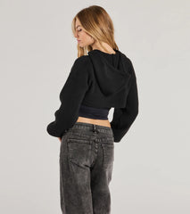 Perfectly Chill Long Sleeve Hoodie Sweater Topper