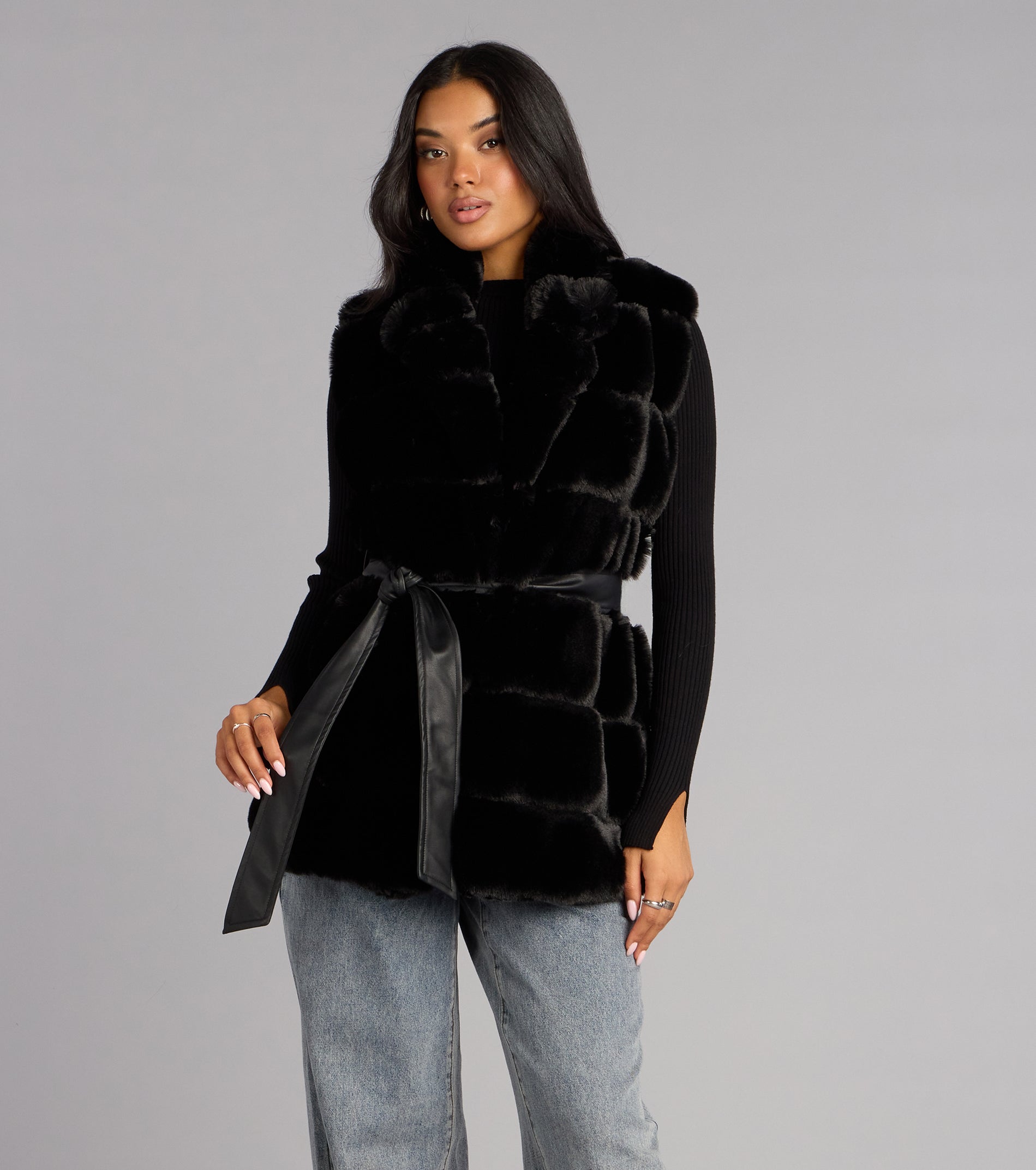 Luxe Lineup Faux Fur Vest
