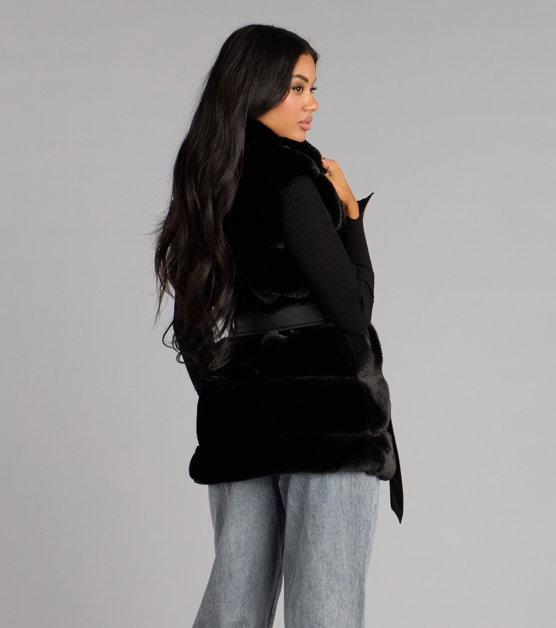 Luxe Lineup Faux Fur Vest