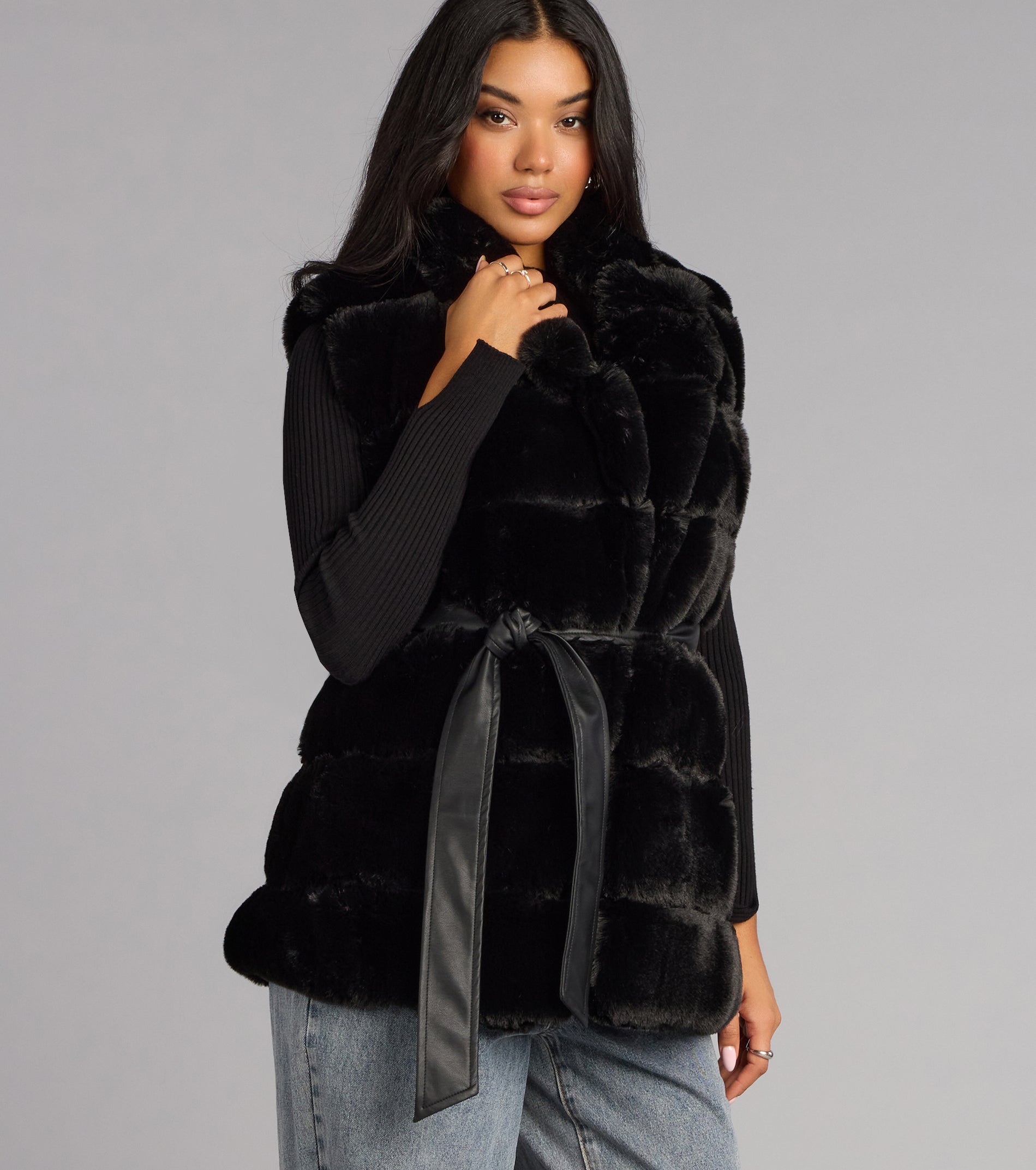Luxe Lineup Faux Fur Vest