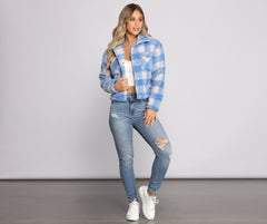 Pretty in Plaid Wubby Jacket