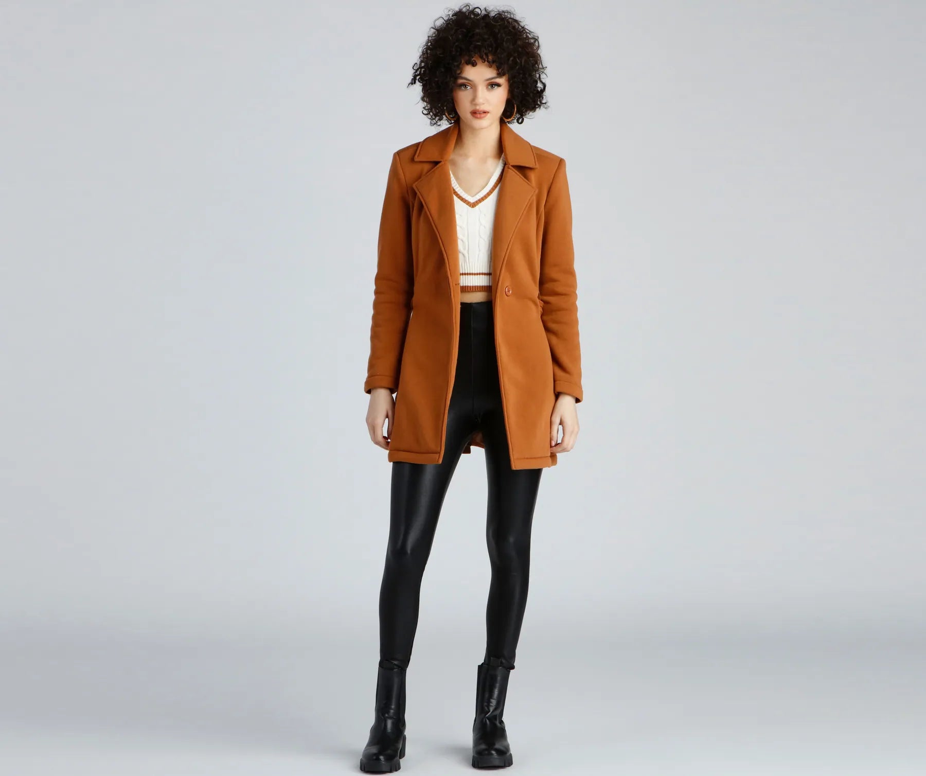 The Essential Fleece Trench Coat