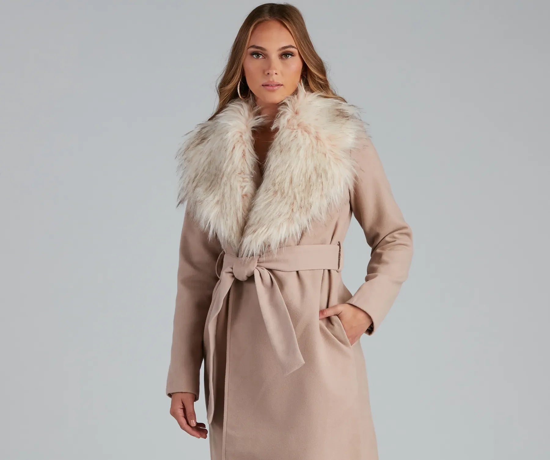 A Formal Affair Faux Fur Jacket
