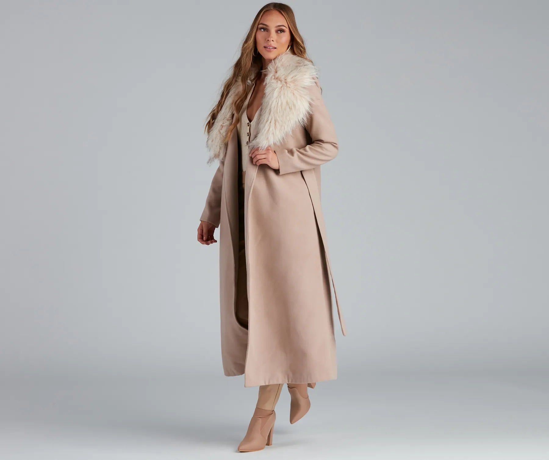A Formal Affair Faux Fur Jacket