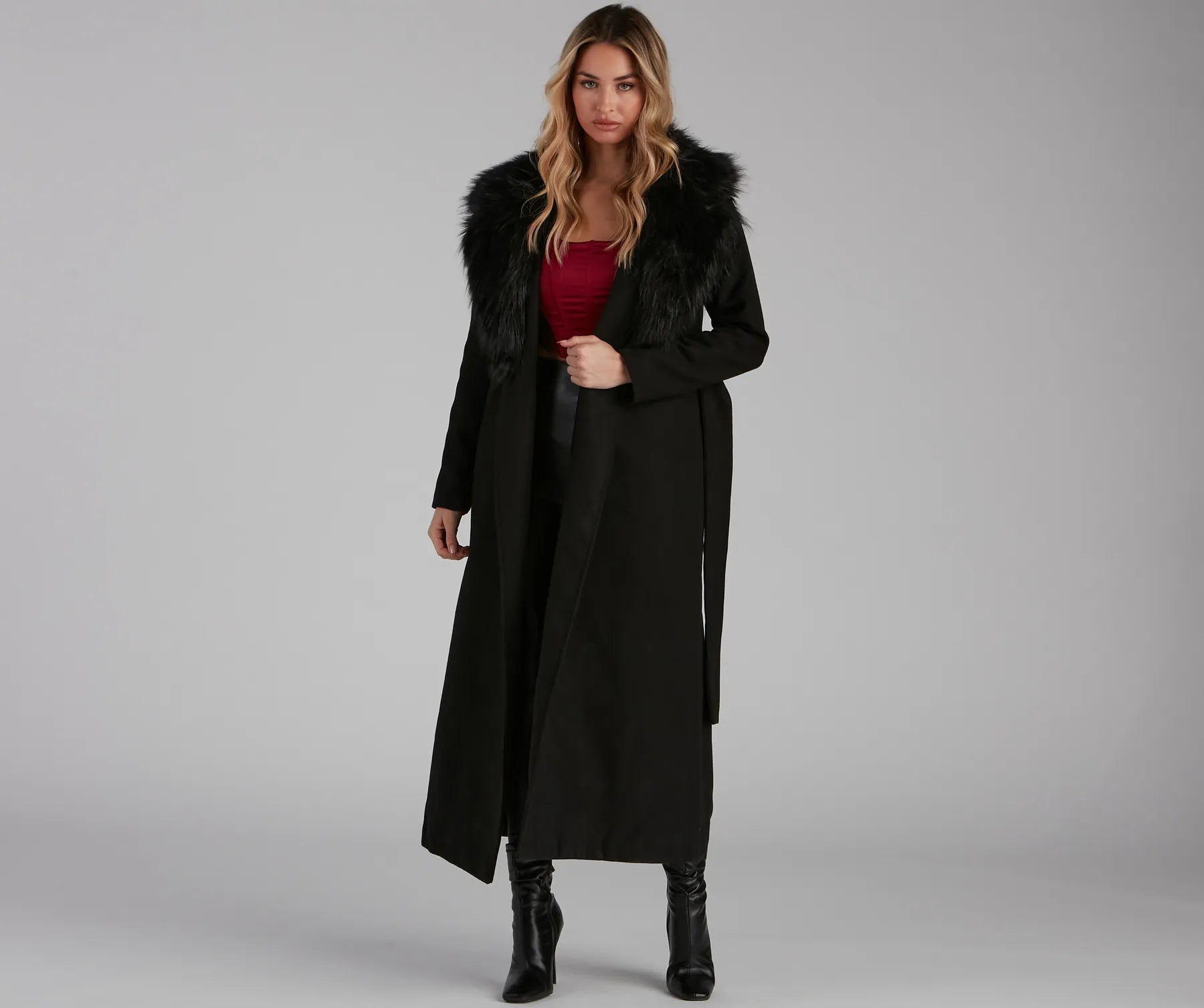 A Formal Affair Faux Fur Jacket