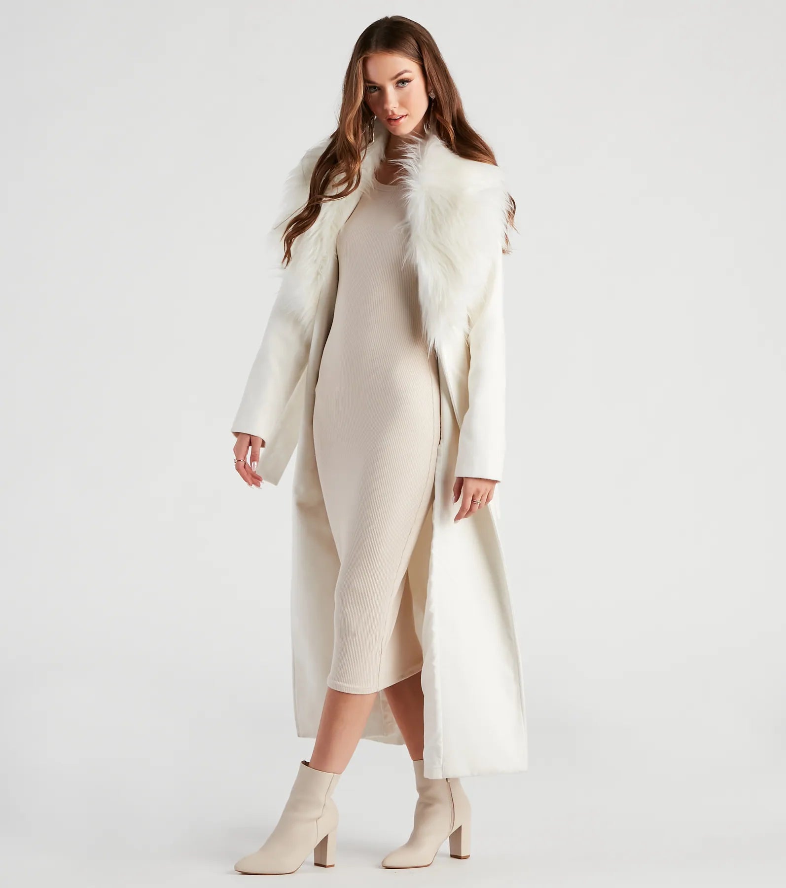 A Formal Affair Faux Fur Jacket