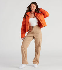 Your Favorite Puffer Crop Jacket