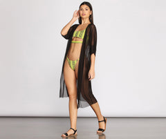 Don't Mesh With Me Kimono