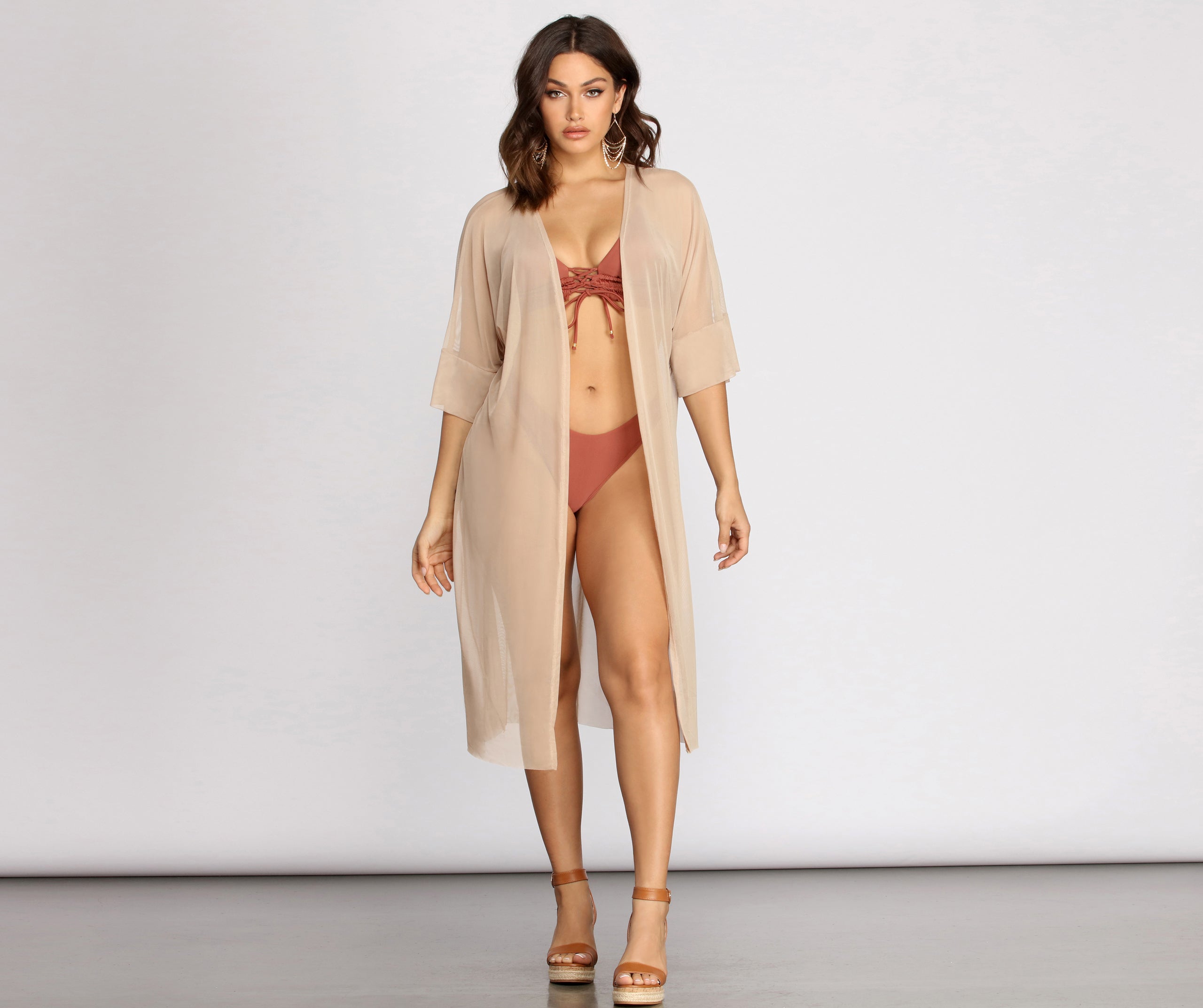 Don't Mesh With Me Kimono