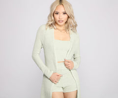 Trendy Textures Long Duster