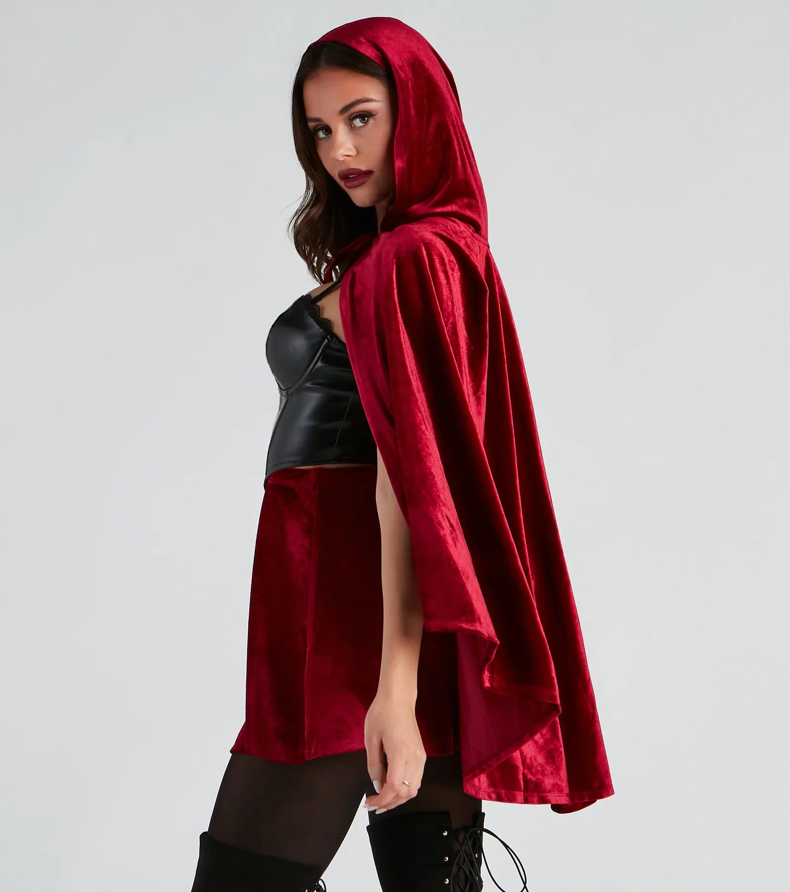 Lil Red Velvet Halloween Cape