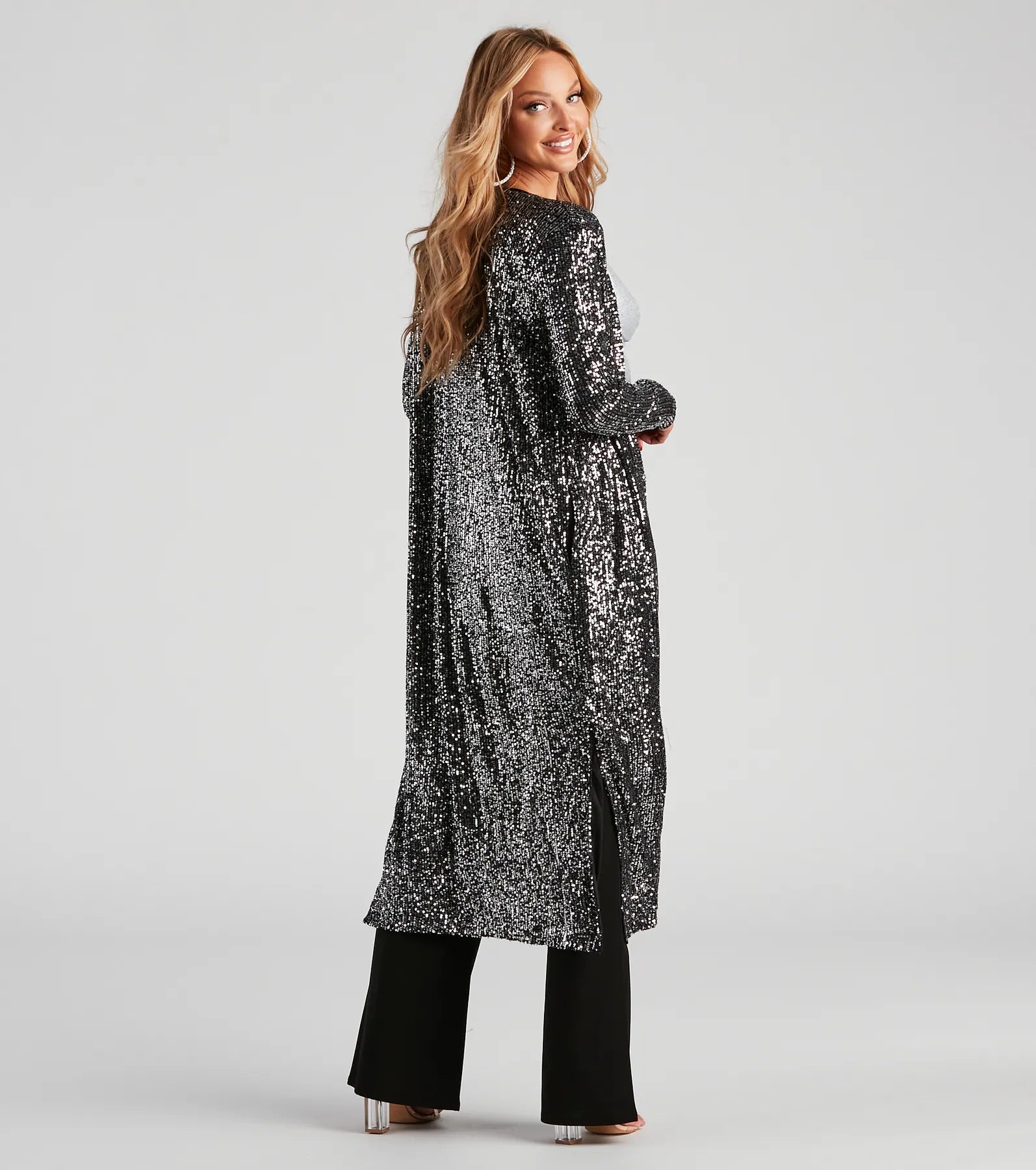 All The More Glitz Sequin Duster