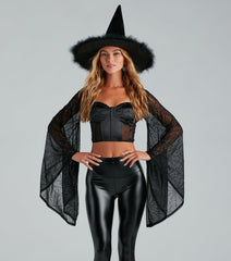 Spellbinding Beauty Rhinestone Spiderweb Bolero