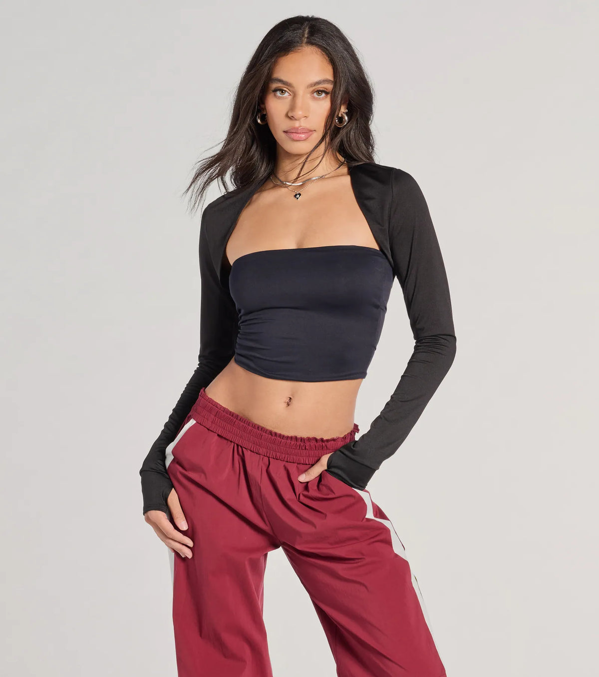 Style So Sleek Long Sleeve Knit Bolero