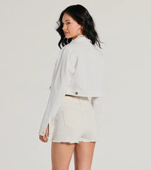 Boardwalk Crop Denim Jacket