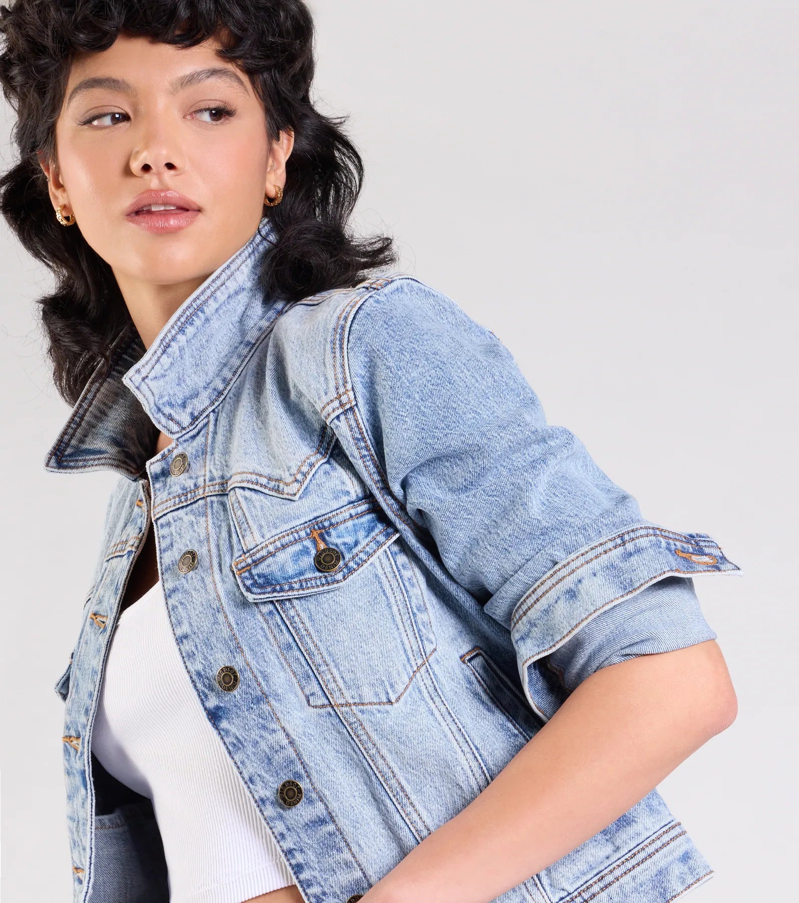 Country Flair Western Denim Jacket