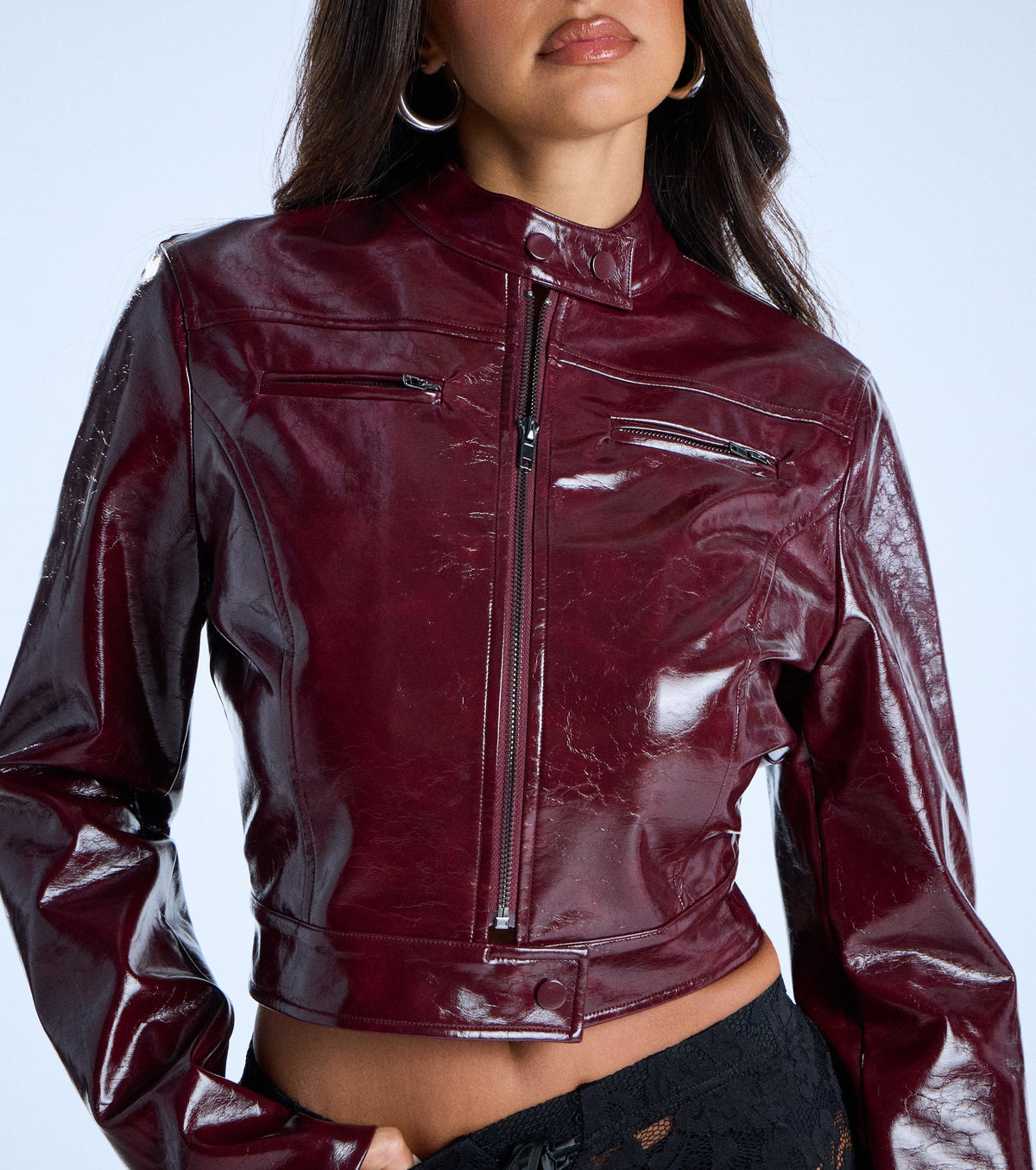 Edge Factor Moto Crop Jacket