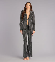 Midnight Spark Rhinestone Blazer