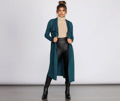 You Better Work Trench Coat