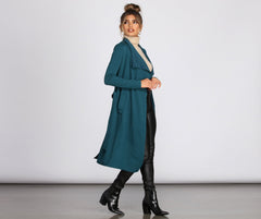 You Better Work Trench Coat