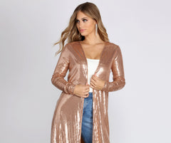 Radiant Sequin Duster