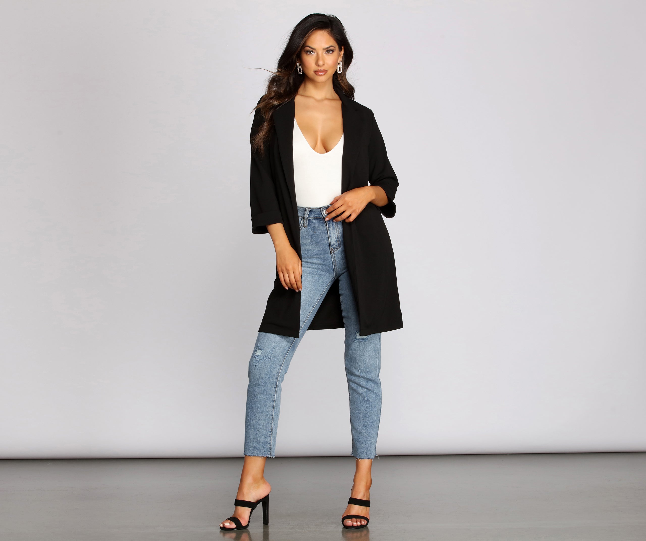 High Standards Long Blazer