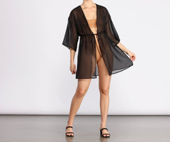 Poolside Mesh Cover Up