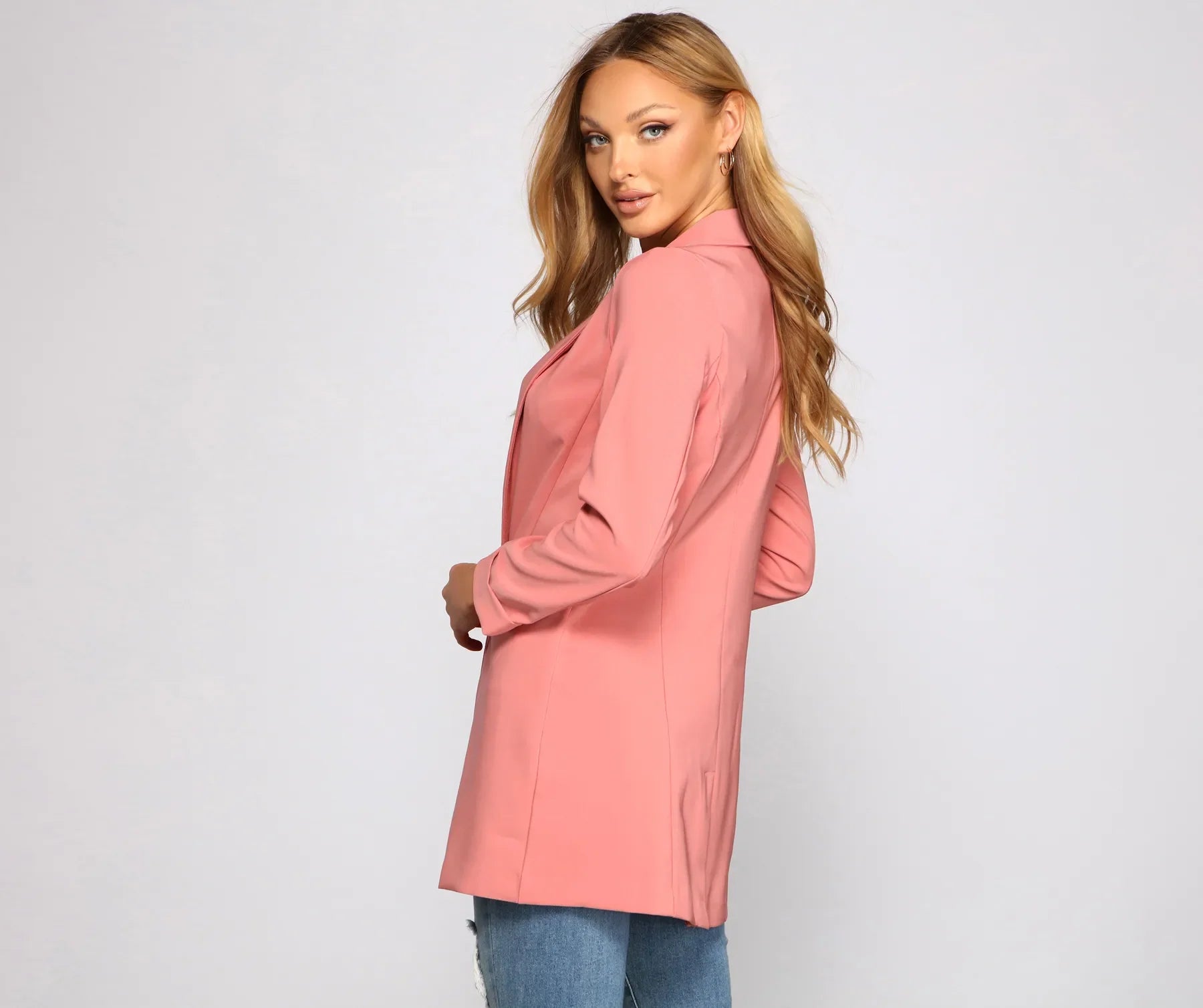 First Impressions Cuffed Boyfriend Blazer