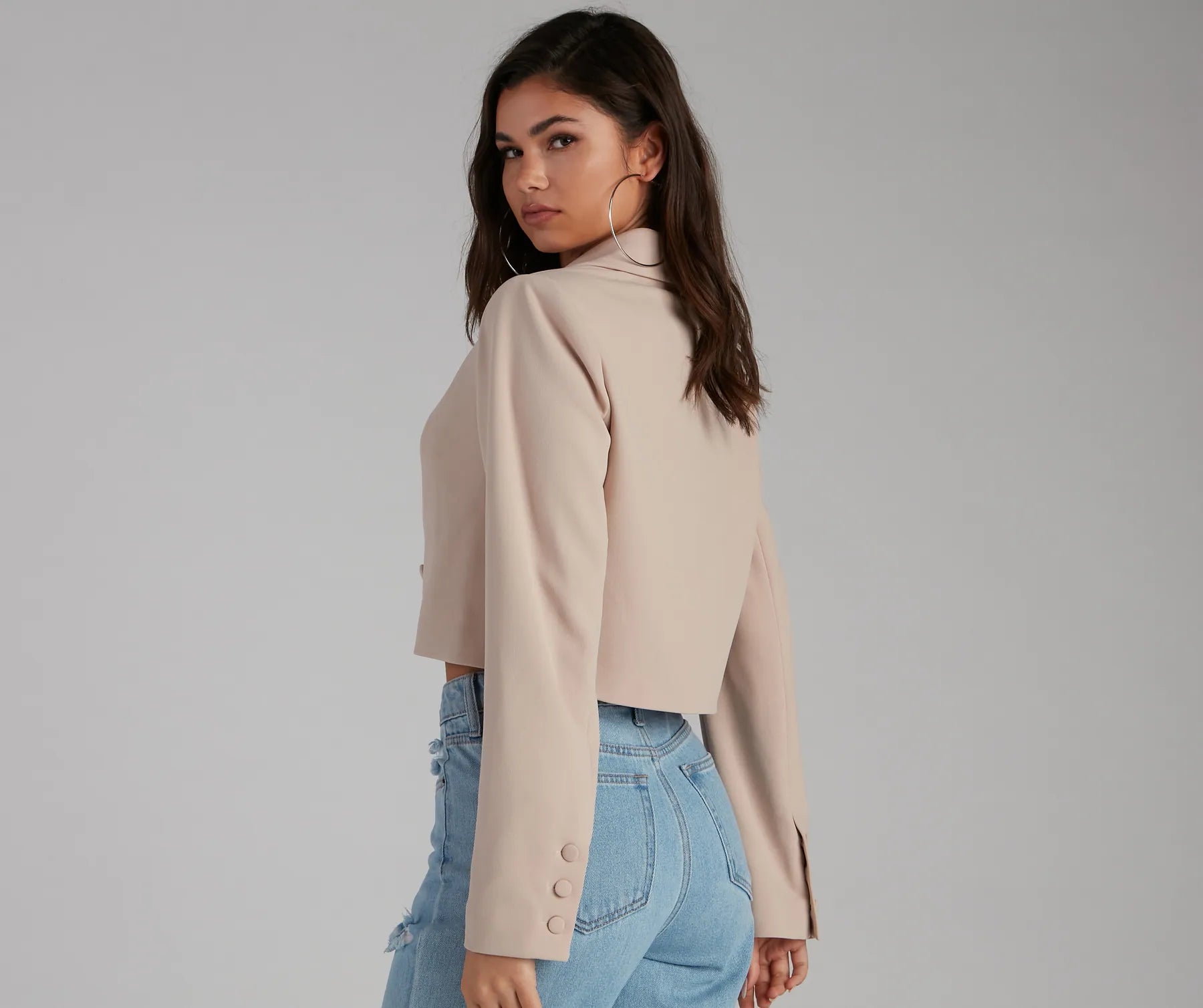 So Polished Cropped Blazer